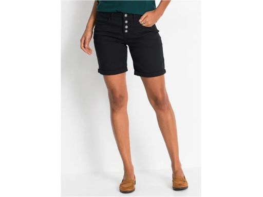 B.P.C czarne bermudy damskie r.44