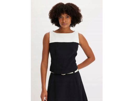 B.P.C top czarno-biały r.52