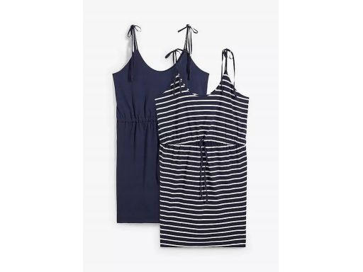 B.P.C bawełniana sukienka 2-pak na wiązane ramiączka ^36/38