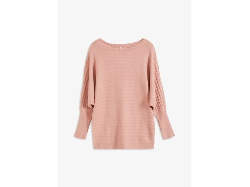 B.P.C sweterek różowy z rękawami typu nietoperz 44/46.