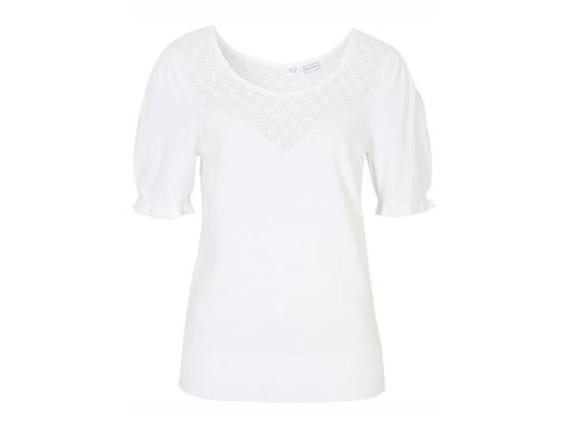 B.P.C bluzka dzianinowa biała ażurowa r.40/42