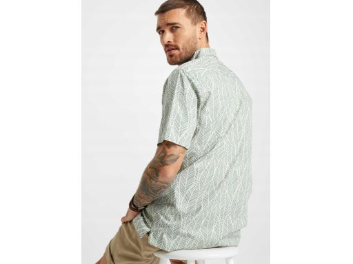 B.P.C męska koszula bawełniana we wzory roślinne r.47/48, XL