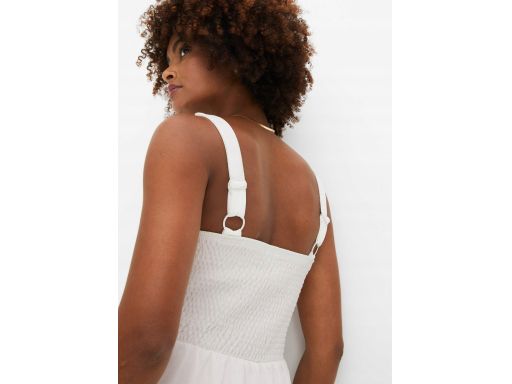 B.P.C sukienka koronkowa biała śmietankowqa ^36/38