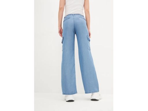 B.P.C wygodne jeansy szerokie prote z lyocellu ^52