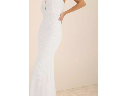 B.P.C suknia ślubna romantyczna z cekinami r.46