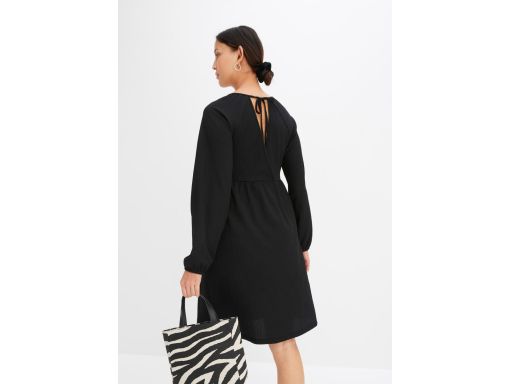 B.P.C sukienka tunika czarna z wycięciem na plecach ^36/38
