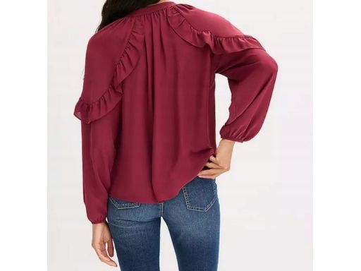 B.P.C bluzka szyfonowa bordowa 52.