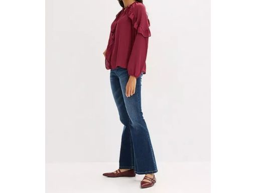 B.P.C bluzka szyfonowa bordowa 52.