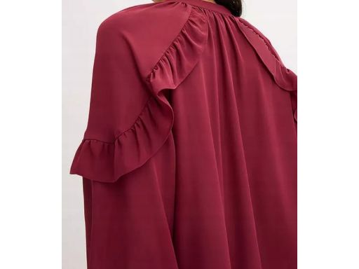 B.P.C bluzka szyfonowa bordowa 52.