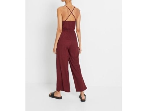 B.P.C kombinezon bordowy dżersejowy strukturalny r.44/46