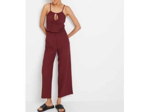 B.P.C kombinezon bordowy dżersejowy strukturalny r.44/46