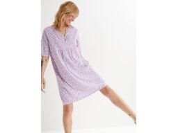 B.P.C sukienka shirtowa bawełniana fioletowa^44/46