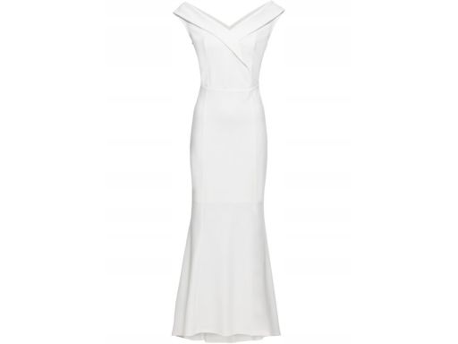 B.P.C sukienka wieczorowa śmietankowa 38