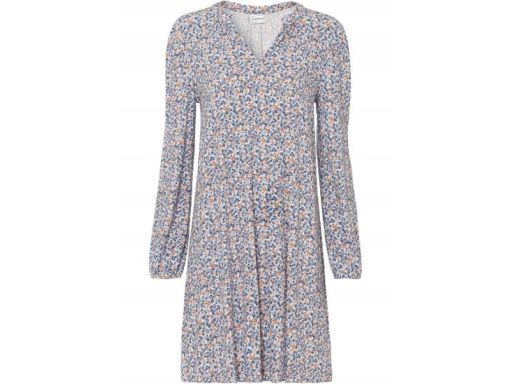 B.P.C dżersejowa sukienka w kwiatki 36/38.