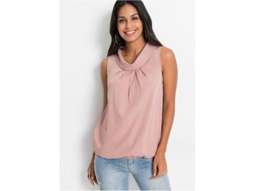 B.P.C top różowy marszczenia 44.