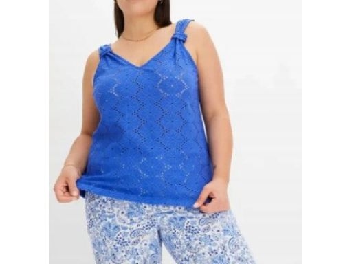 B.P.C BIAŁY top ażurowy ^36/38