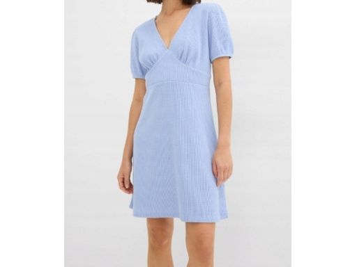 B.P.C. sukienka bawełniana niebieska strukturalna r.40/42