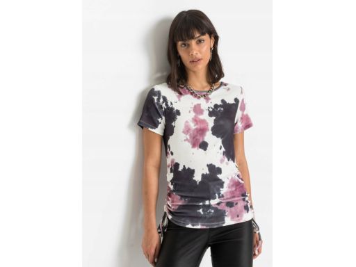B.P.C t-shirt damski z nadrukiem batikowym r.40/42