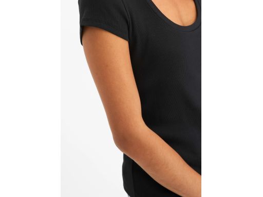 B.P.C t-shirt bawełniany czarny ^36/38