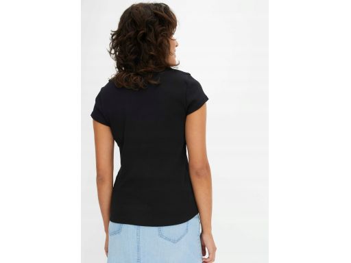 B.P.C t-shirt bawełniany czarny ^36/38