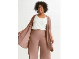 B.P.C narzutka beżowa bez zapięcia r.44/46