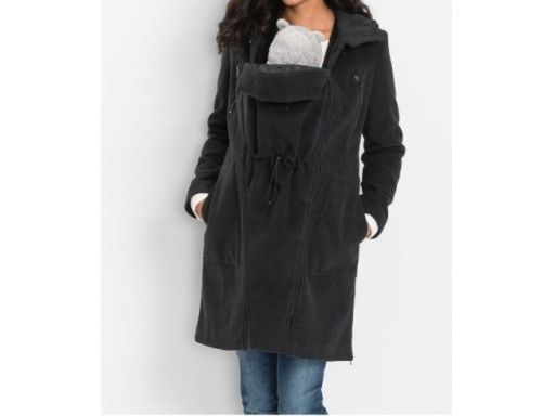 B.P.C płaszcz ciążowy z panelem dla dziecka szary 34.