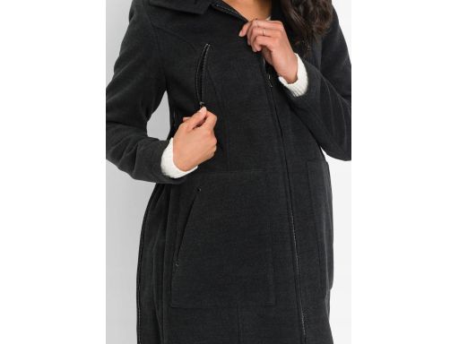 B.P.C płaszcz ciążowy z panelem dla dziecka szary 34.