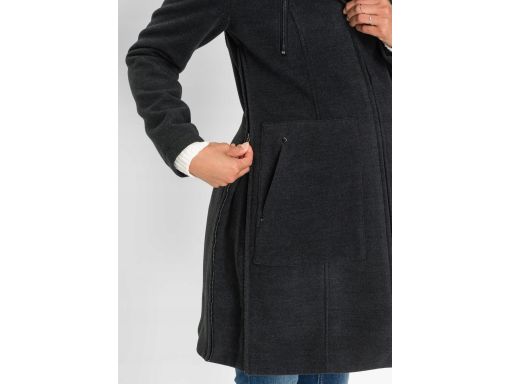 B.P.C płaszcz ciążowy z panelem dla dziecka szary 34.