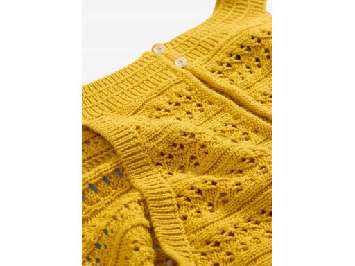 B.P.C bluzka dzianinowa ażurowa musztardowa ^44/46