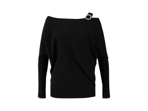 B.P.C sweter z ozdobną aplikacją z pereł ^36/38