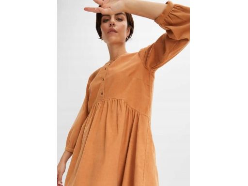 B.P.C sztruksowa sukienka w fasonie A r.44