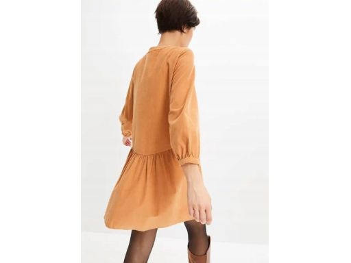 B.P.C sztruksowa sukienka w fasonie A r.44