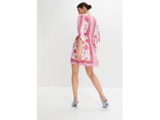 B.P.C sukienka z wiązaniem we wzory r.40/42