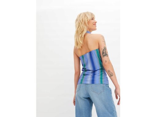 B.P.C top shirtowy z lejącym dekoltem odkryte plecy ^40/42