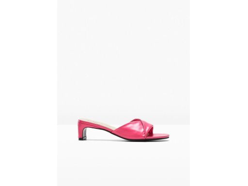B.P.C klapki na obcasie różowe r.37