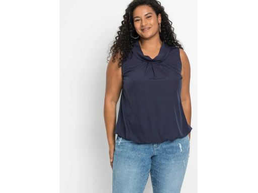 B.P.C bluzka bez rękawów granatowa r.52