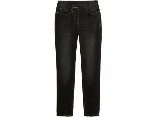 B.P.C jeansy czarne 7/8 damskie ^54