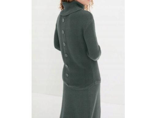 B.P.C golf z guzikami na plecach sosnowa zieleń r.52/54