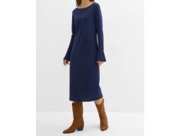 B.P.C sukienka midi granatowa shirtowa r.44/46