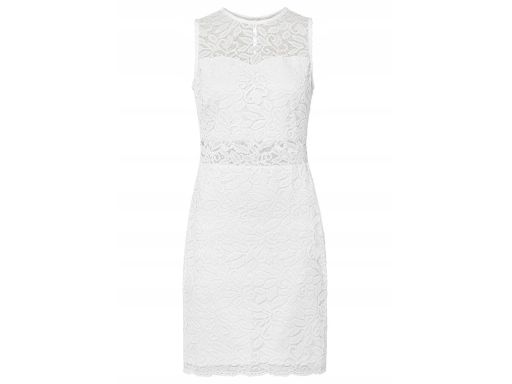 Kronkowa sukienka śmietankowa r.40/42