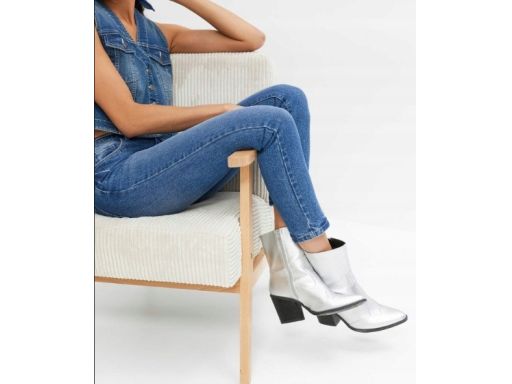 B.P.C jeansy slim fit 7/8 damskie 52.