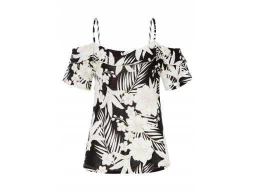 B.P.C bluzka z odkrytymi ramionami nadruk ^44/46