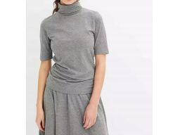 B.P.C golf szary z krótkim rękawem 40/42.