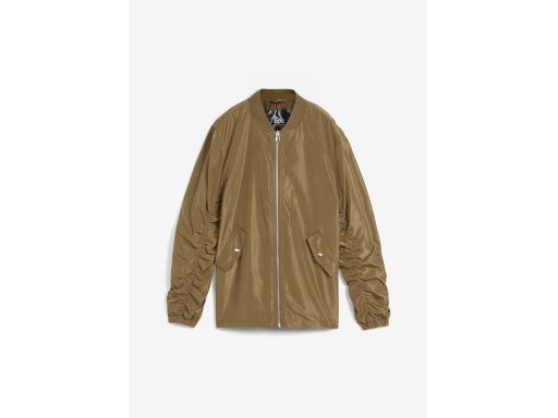 B.P.C kurtka bomberka damska khaki z marszczeniami ^46