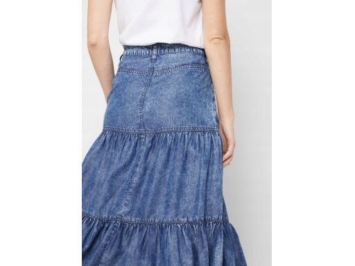 B.P.C spódnica jeansowa midi cieniowana niebieska ^50