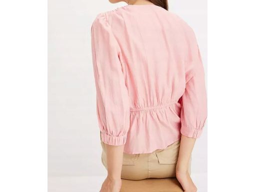 B.P.C różowa bluzka z baskinką 46.