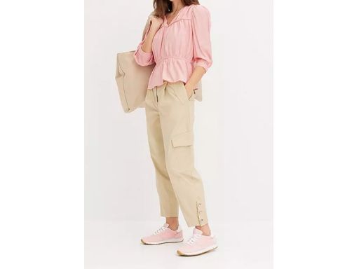 B.P.C różowa bluzka z baskinką 46.