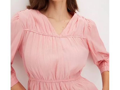 B.P.C różowa bluzka z baskinką 46.