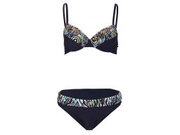 B.P.C bikini granatowe we wzory z figami ^38(75B)