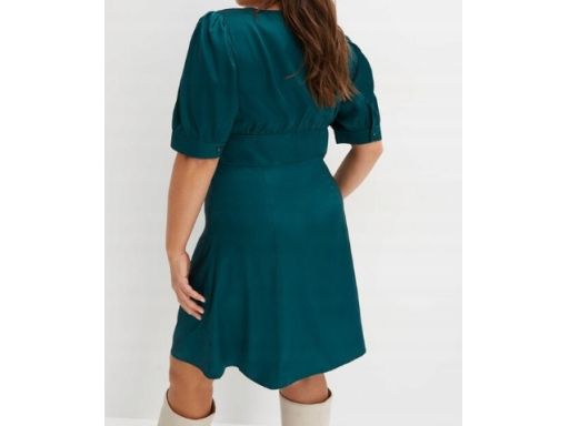B.P.C sukienka satynowa zielona ^42